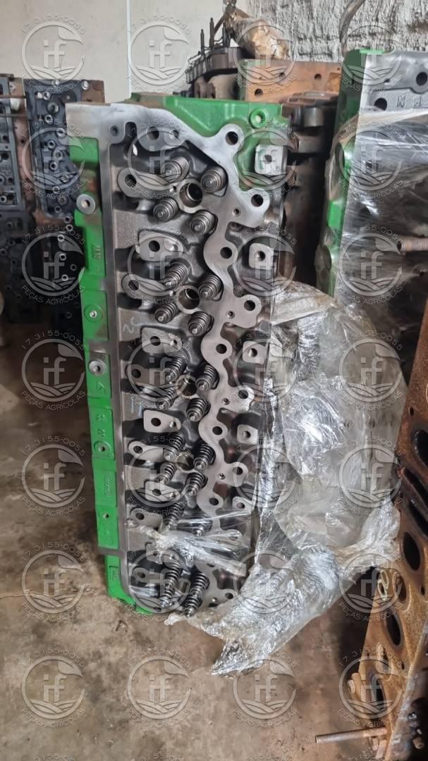CABEÇOTE MOTOR JOHN DEERE 6068 6.8 24 VALVULAS - RE567118, RE553421, RE521639, RE522904, RE519581